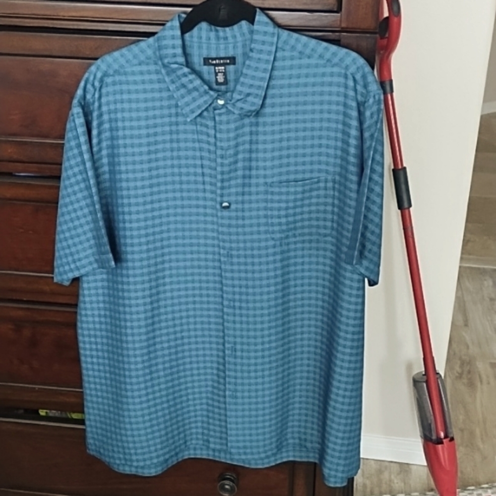 VanHeusen xl teal color shirt